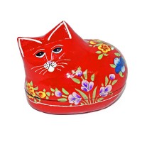Cat Box - Laying - Red Design (pack of 8) Cat Box - Laying - Red Design (pack of 8)