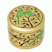 Papier-mâché Round Box - Birds on Gold (2 sizes) Papier-mâché Round Box - Birds on Gold (2 sizes)