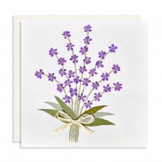 Flower Card - Purple Bouquet (pack of 6)