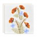 Flower Card - 3 Flower Assorted - Set D (pack of 6)