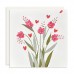 Flower Card - 3 Flower Assorted - Set D (pack of 6)
