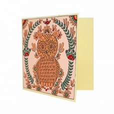 Painted Card - Geometric Owl (pack of 6)