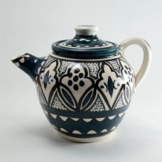 Ceramic Tea Pot - Lotus Turquoise (pack of 2)