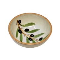 Ceramic Dipping & Spice Bowl - Olive Leaf (pack of 6) Ceramic Dipping & Spice Bowl - Olive Leaf (pack of 6)