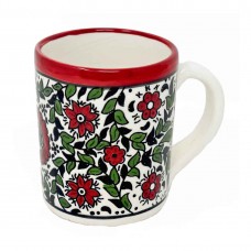 Ceramic Large Mug - Lantana Green & Burgundy (pack of 4) Ceramic Large Mug - Lantana Green & Burgundy (pack of 4)