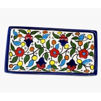 Ceramic Tray - Floral Colourful (pack of 3)