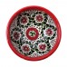 Ceramic Snack Bowl - Lantana Green & Burgundy (pack of 4) Ceramic Snack Bowl - Lantana Green & Burgundy (pack of 4)