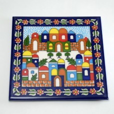 Ceramic Tile - Villages (pack of 4) Ceramic Tile - Villages (pack of 4)