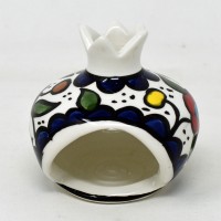 Ceramic Tealight Holder - Floral Colourful (pack of 4)
