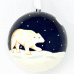 Small 2" Papier-mâché Bauble - Winter Woodland Animals