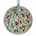 Mini 1" Papier-mâché Bauble - Winter Leaves Mix
