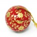 Large 3" Papier-mâché Bauble - Birds on Branch - Assorted
