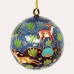 Small 2" Papier-mâché Bauble - Kashmir Forest Assorted