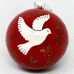 Large 3" Papier-mâché Bauble - Dove with Gold detail - Assorted Large 3" Papier-mâché Bauble - Dove with Gold detail - Assorted