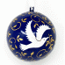 Large 3" Papier-mâché Bauble - Dove with Gold detail - Assorted Large 3" Papier-mâché Bauble - Dove with Gold detail - Assorted