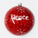 Large 3" Papier-mâché Bauble - Messages (Assorted)