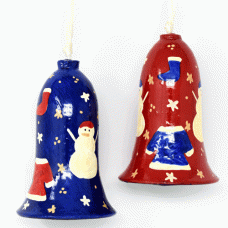 Large Painted Bell - Colour Wrap - Assorted