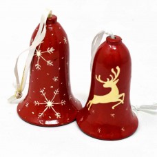 Small Painted Bell - Red Classic Assorted