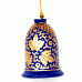 Large Painted Bell - Blue Assorted