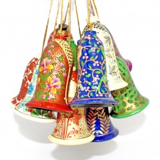Large Painted Bell - Kashmir Assorted Large Painted Bell - Kashmir Assorted