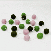 Felt Garland - Twenty Ball - Pastel (pack size - 6) Felt Garland - Twenty Ball - Pastel (pack size - 6)