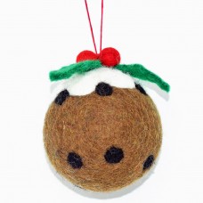 Felt Hanging - Christmas Pudding (pack size - 6) Felt Hanging - Christmas Pudding (pack size - 6)