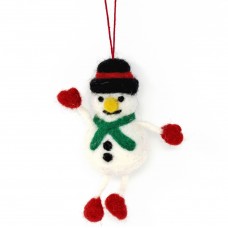 Felt Hanging - Fun Snowman (pack size - 6) Felt Hanging - Fun Snowman (pack size - 6)