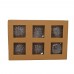 Glass Large Baubles - Set of 6 Clear