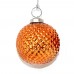 Glass Large Baubles - Set of 6  in Gold