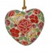 Small Papier-mâché Heart - Kashmiri Colours Assorted Small Papier-mâché Heart - Kashmiri Colours Assorted