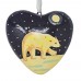 Large Papier-mâché Heart - Winter Animals