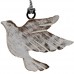 Mango Wood Decorations -White Religious - pack of 6