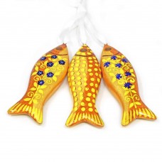Hanging Fish Decoration - Gold