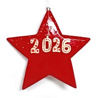 Large Painted Star - 2026 Design
