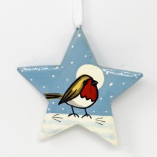 Large Painted Star - Fun Robin