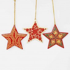 Large Painted Star - Red Assorted Designs