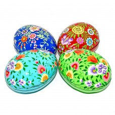 Egg Box - Assorted Flower Designs (3 Sizes)