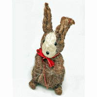 Rabbit - Brown Natural Fibre (pack of 3)