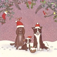 Christmas Card - Emma Lawrence Dogs Christmas Card - Emma Lawrence Dogs