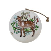 Emma Lawrence Licensed Bauble - Christmas Deer Emma Lawrence Licensed Bauble - Christmas Deer
