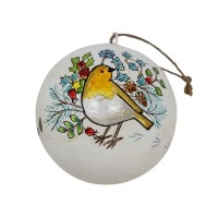 Emma Lawrence Licensed Bauble - Christmas Robin Emma Lawrence Licensed Bauble - Christmas Robin