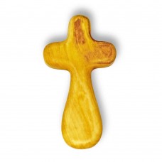 Olive Wood Holding Cross (pack of 6)