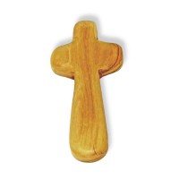 Olive Wood Pocket Cross - Small - Pocket Size (pack of 12)