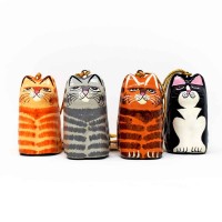 Hanging Cats - Colours (pack of 12) Hanging Cats - Colours (pack of 12)