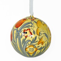 William Morris Gallery Licensed Bauble - Golden Lily