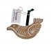 Mango Wood Bird (White) Decoration - Large