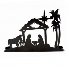Metal Nativity Tealight Holder - Large (pack size 3) Metal Nativity Tealight Holder - Large (pack size 3)