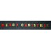 Garland - Merry Christmas - Red and Gold (pack of 6)