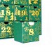 Advent Calendar - Green Snowflakes (pack of 3)