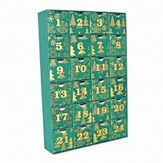 Advent Calendar - Green Snowflakes (pack of 3)